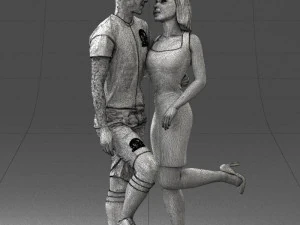 000103 A Romantic Sports Moment 0116 3dp 3D Print Model