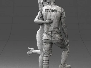 000103 A Romantic Sports Moment 0116 3dp 3D Print Model