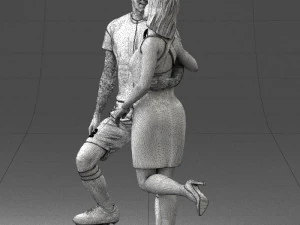 000103 A Romantic Sports Moment 0116 3dp 3D Print Model