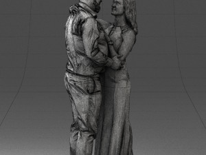 000100 Wedding Couple 0105 3D 模型