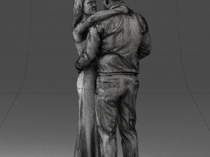 000100 Wedding Couple 0105 3D 模型