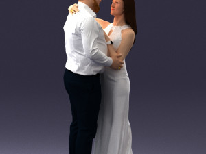 000100 Wedding Couple 0105 3dp 3Dプリントモデル