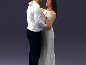 000100 Pasangan Pernikahan 0105 3dp Model Cetak 3D