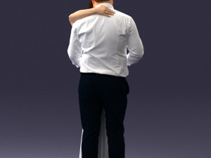 000100 Wedding Couple 0105 3dp 3Dプリントモデル