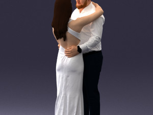 000100 Wedding Couple 0105 3dp 3Dプリントモデル