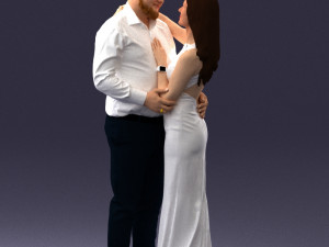 000100 Wedding Couple 0105 3dp 3Dプリントモデル