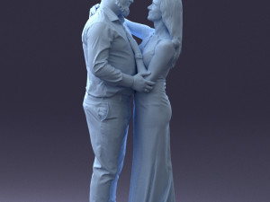 000100 Wedding Couple 0105 3dp 3Dプリントモデル