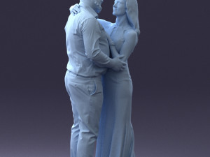 000100 Wedding Couple 0105 3dp 3Dプリントモデル