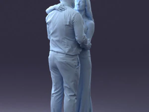 000100 Pasangan Pernikahan 0105 3dp Model Cetak 3D