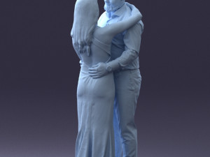 000100 Wedding Couple 0105 3dp 3Dプリントモデル