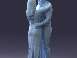 000100 Pasangan Pernikahan 0105 3dp Model Cetak 3D