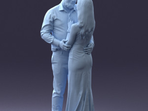 000100 Wedding Couple 0105 3dp 3Dプリントモデル