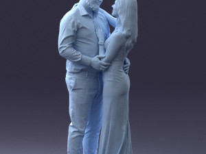 000100 Wedding Couple 0105 3dp 3Dプリントモデル
