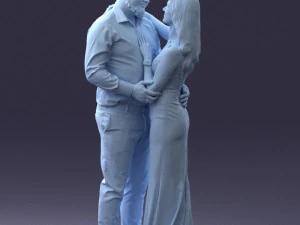 000100 Pasangan Pernikahan 0105 3dp Model Cetak 3D