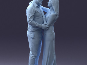 000100 Wedding Couple 0105 3dp 3Dプリントモデル