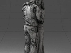 000100 Pasangan Pernikahan 0105 3dp Model Cetak 3D