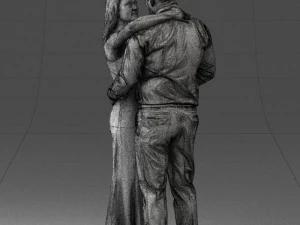 000100 Pasangan Pernikahan 0105 3dp Model Cetak 3D