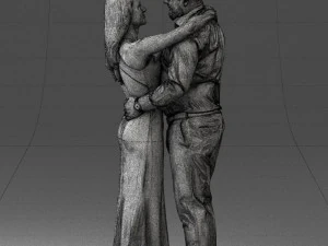 000100 Pasangan Pernikahan 0105 3dp Model Cetak 3D