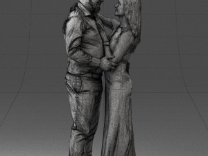 000100 Wedding Couple 0105 3dp 3Dプリントモデル