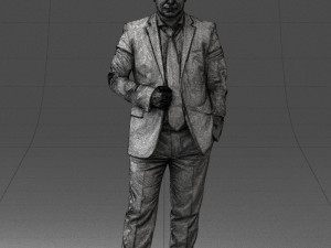000080 Businessman in Formal Suit 0912 3D-Modell
