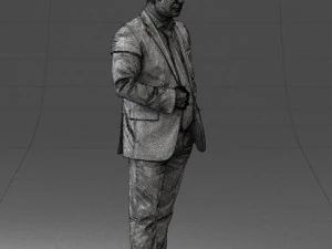 000080 Businessman in Formal Suit 0912 3D Model