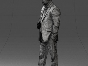 000080 Businessman in Formal Suit 0912 3D-Modell