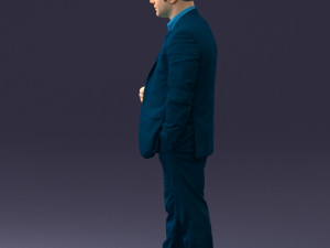 000080 Businessman in Formal Suit 0912 3dp 3D Принт Модель