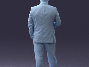 000080 Businessman in Formal Suit 0912 3dp 3D Принт Модель