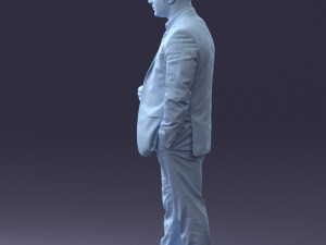 000080 Businessman in Formal Suit 0912 3dp 3D Принт Модель