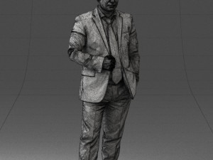 000080 Businessman in Formal Suit 0912 3dp 3D Принт Модель