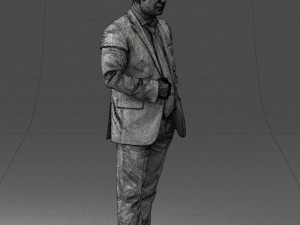 000080 Businessman in Formal Suit 0912 3dp 3D Принт Модель