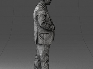 000080 Businessman in Formal Suit 0912 3dp 3D Принт Модель
