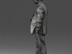 000080 Businessman in Formal Suit 0912 3dp 3D Принт Модель