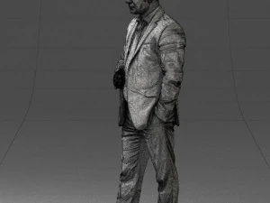 000080 Businessman in Formal Suit 0912 3dp 3D Print Model