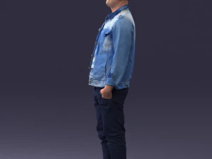 jeans jaket 0721-2 3D Model