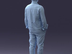 jeans jaket 0721-2 3D Model