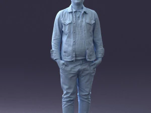 jeans jaket 0721-2 3D Model