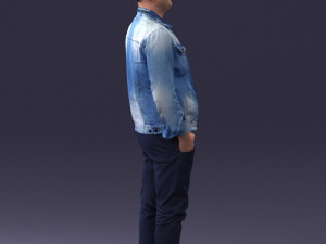jeans jaket 0721-2 3d print ready 3D Print Model