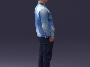 jeans jaket 0721-2 3d print ready 3D Print Model