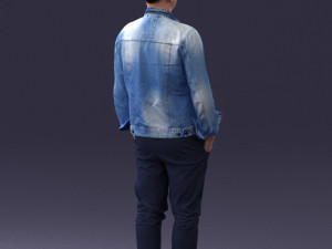 jeans jaket 0721-2 3d print ready 3D Print Model