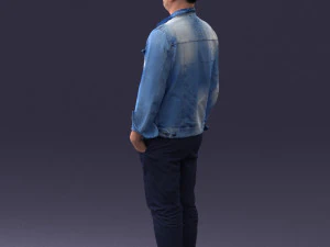 jeans jaket 0721-2 3d print ready 3D Print Model