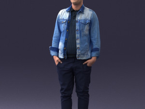 jeans jaket 0721-2 3d print ready 3D Print Model