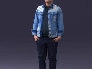 jeans jaket 0721-2 3d print ready 3D Print Model