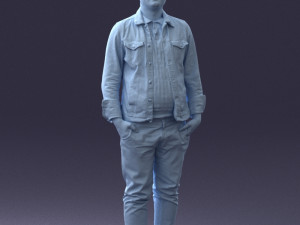 jeans jaket 0721-2 3d print ready 3D Print Model