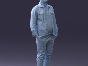 jeans jaket 0721-2 3d print ready 3D Print Model