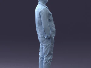 jeans jaket 0721-2 3d print ready 3D Print Model