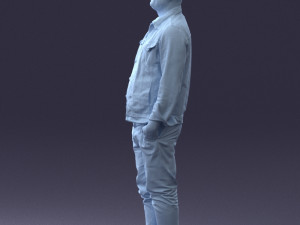 jeans jaket 0721-2 3d print ready 3D Print Model