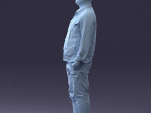 jeans jaket 0721-2 3d print ready 3D Print Model