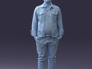 jeans jaket 0721-2 3d print ready 3D Print Model