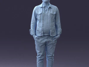 jeans jaket 0721-2 3d print ready 3D Print Model